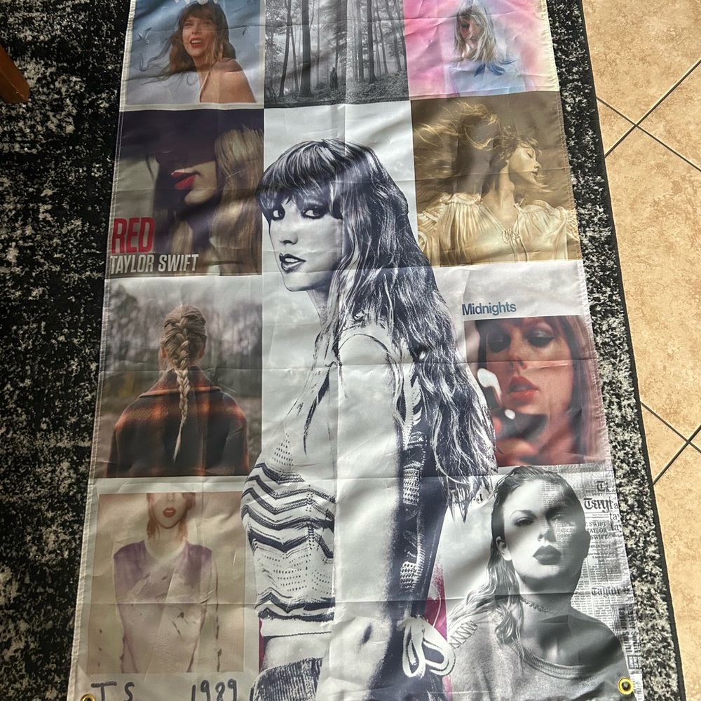 Taylor Swift Collage Tapestry